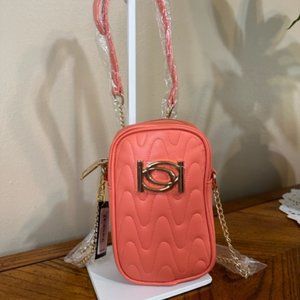Bebe Gaga Phone Crossbody Salmon